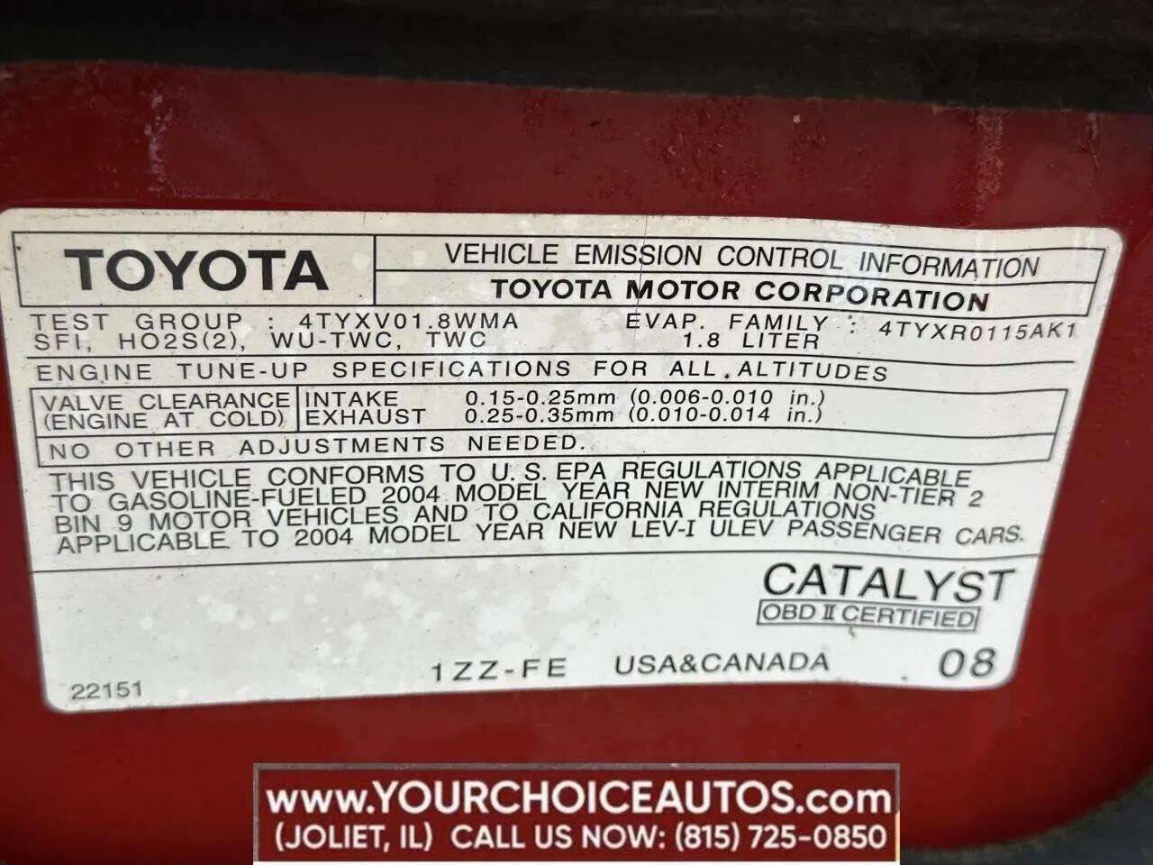 Used 2004 Toyota Matrix image 18