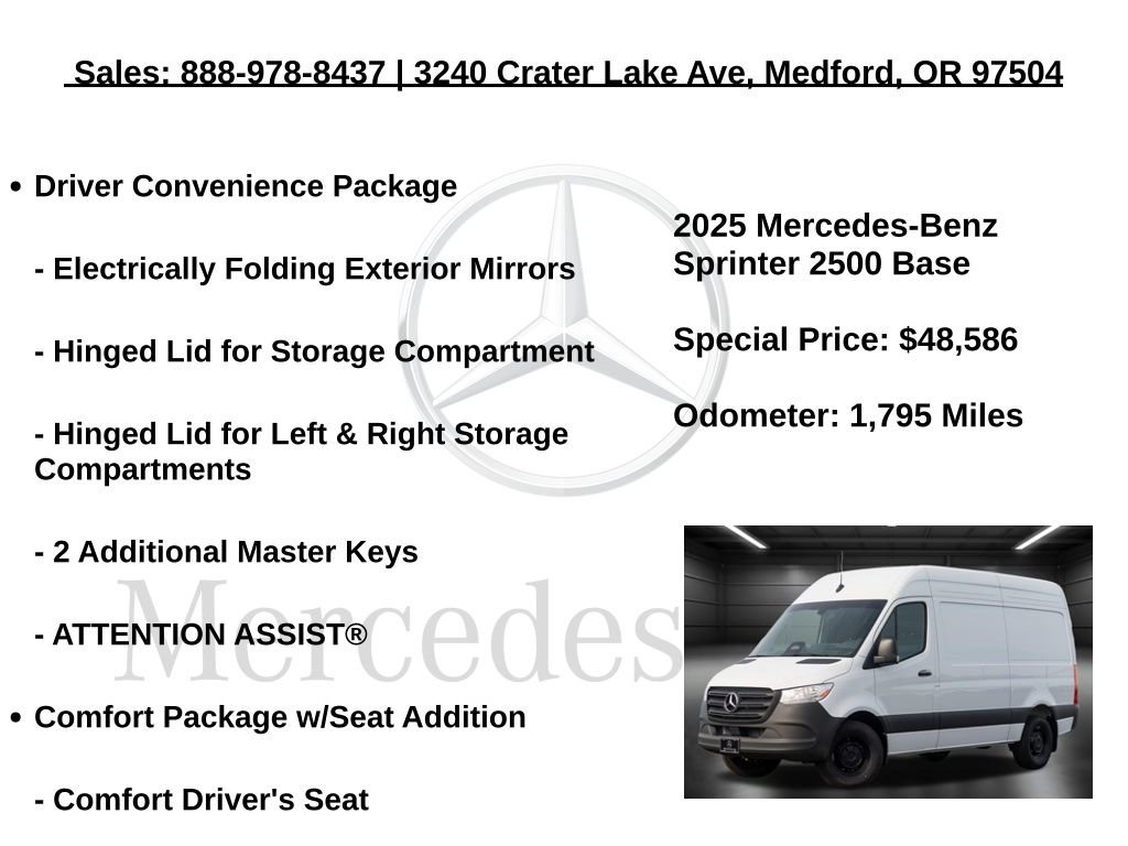 Used 2025 Mercedes-Benz Sprinter 2500 image 10