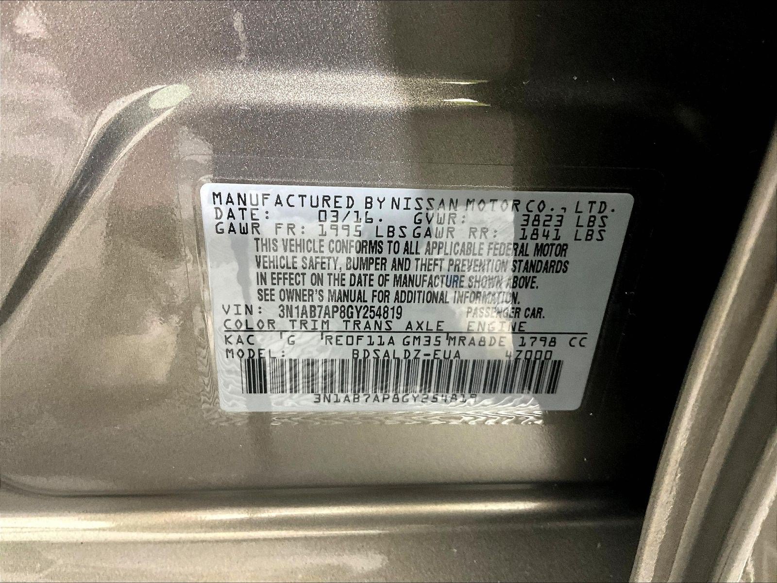 Used 2016 Nissan Sentra SV w/ Style Package FWD image 17