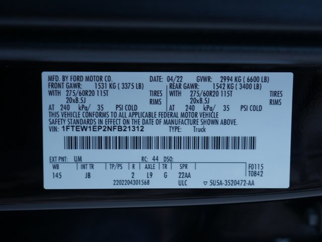 Used 2022 Ford F150 XL w/ STX Black Appearance Package image 26