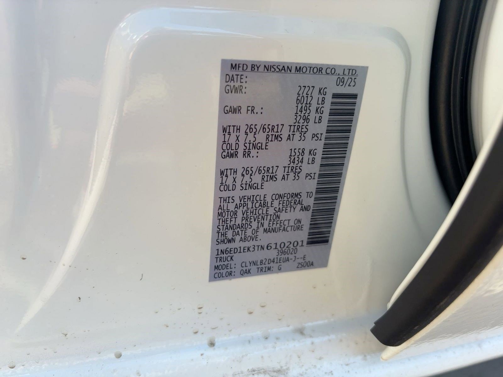 New 2026 Nissan Frontier SV image 19