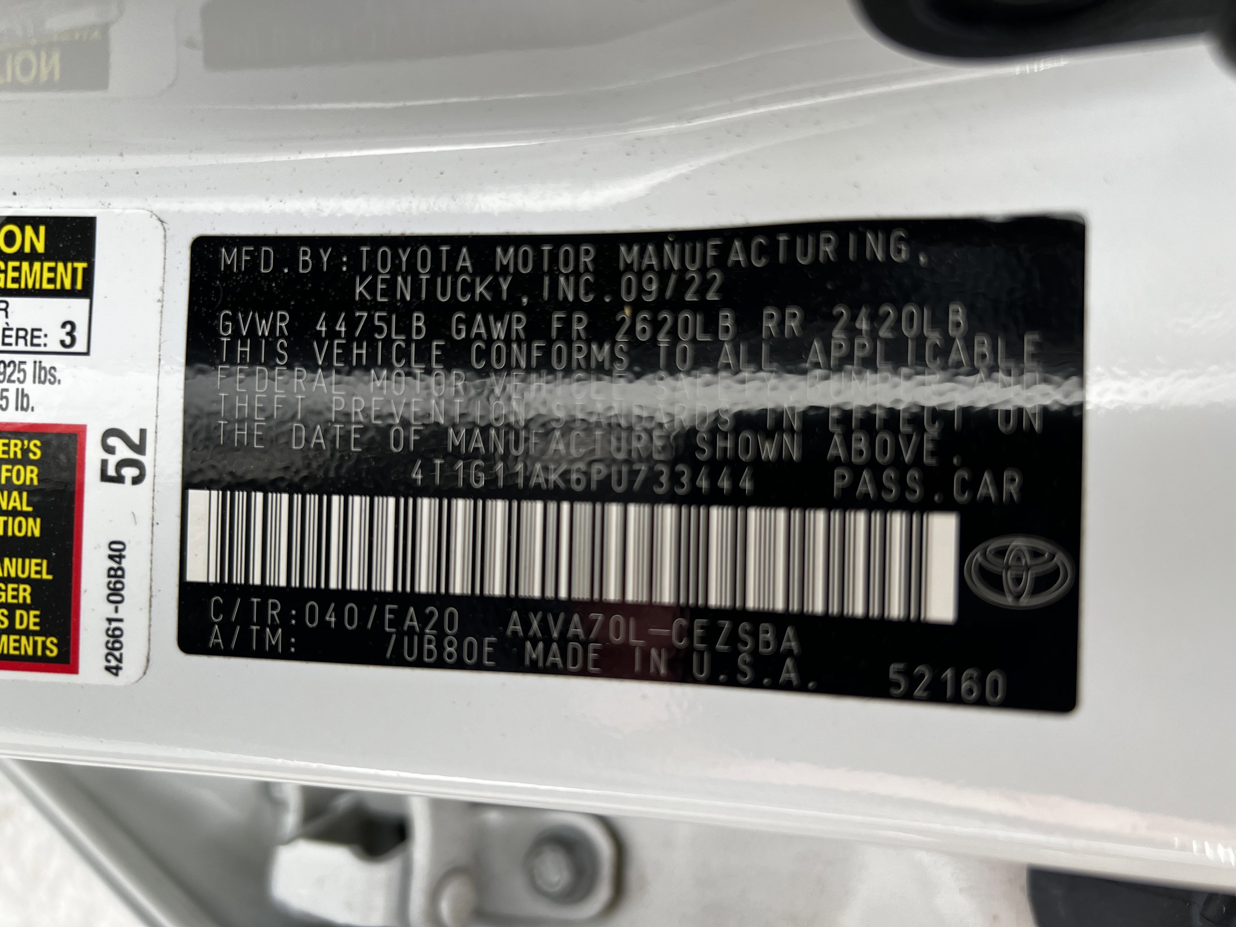 Used 2023 Toyota Camry SE FWD image 51