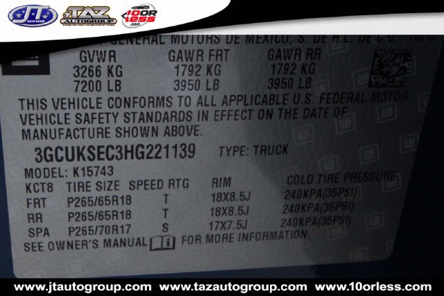 Used 2017 Chevrolet Silverado 1500 LTZ Z71 AWD/4WD image 25