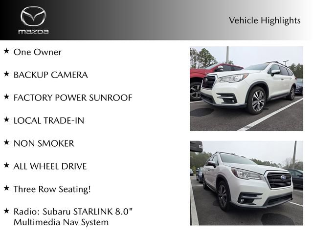 Used 2019 Subaru Ascent Touring w/ Popular Package #3 image 2