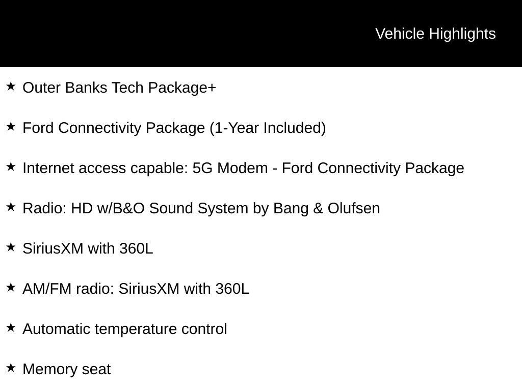 New 2026 Ford Bronco Sport Outer Banks w/ Outer Banks Tech Package+ AWD/4WD image 7