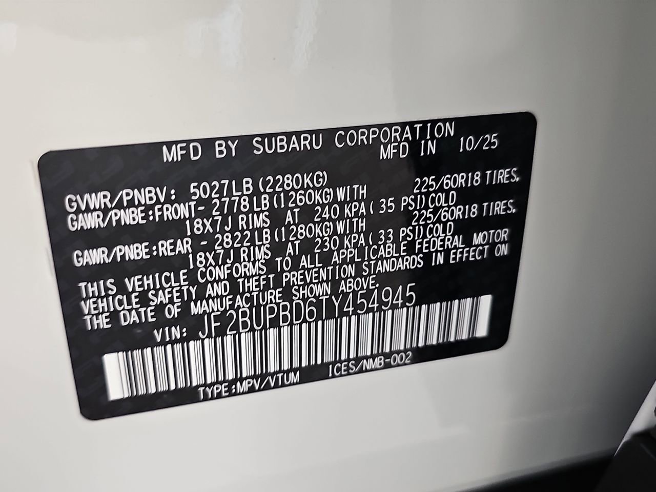 New 2026 Subaru Outback Premium w/ Premium/Limited Package AWD/4WD image 37