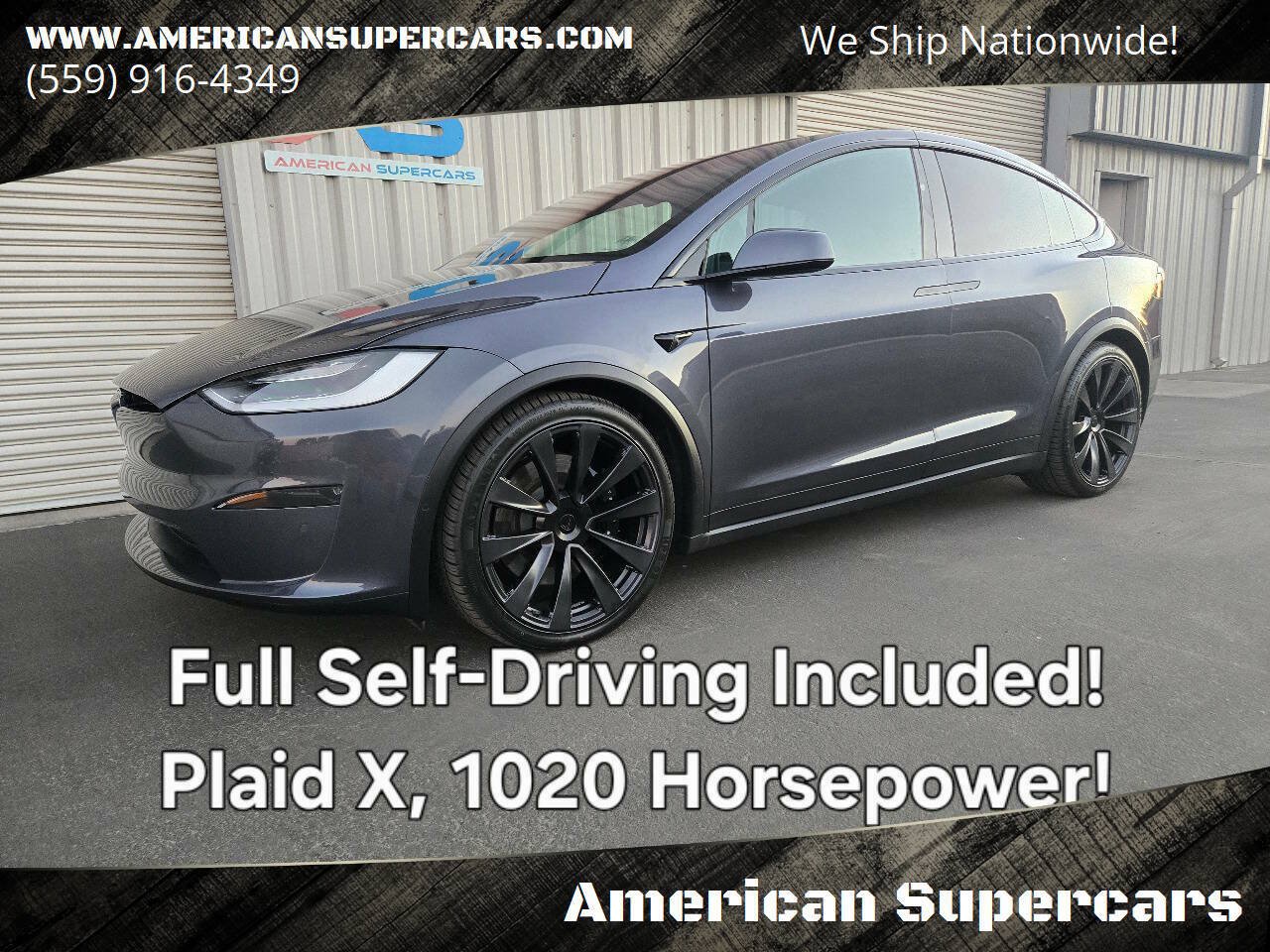 Used 2022 Tesla Model X Plaid AWD/4WD image 1