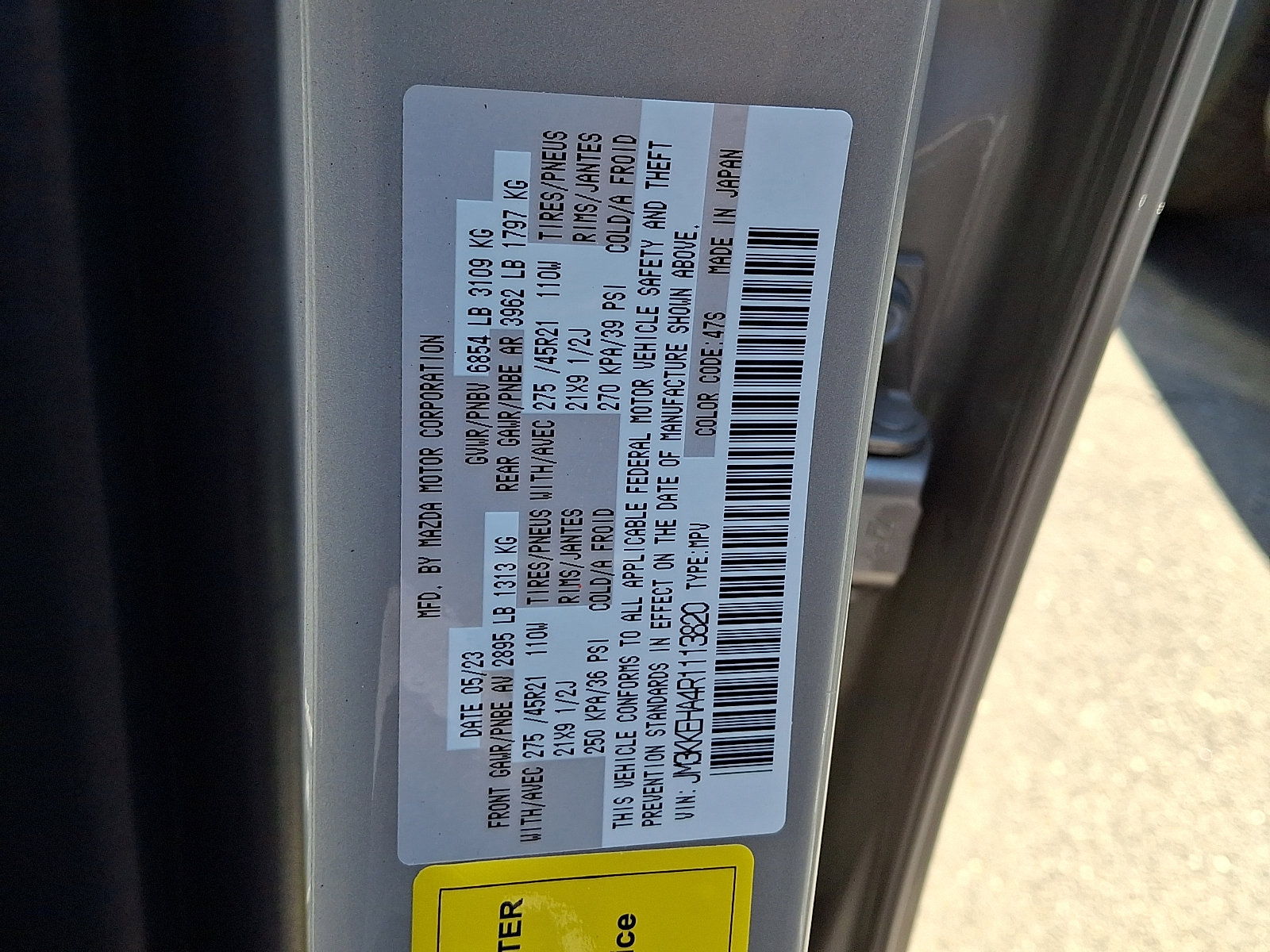 Certified 2024 MAZDA CX-90 Plug-In Hybrid w/ Premium Plus image 31