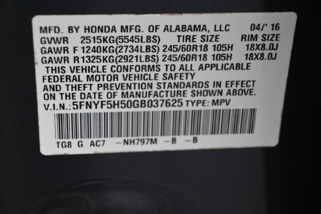Used 2016 Honda Pilot EX-L image 20