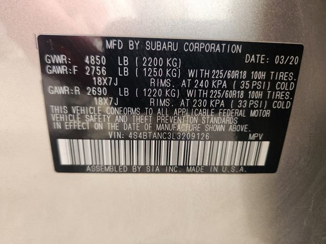 Used 2020 Subaru Outback Limited w/ Popular Package #2 image 29