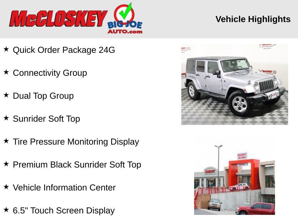 Used 2014 Jeep Wrangler Unlimited Sahara w/ Dual Top Group image 3