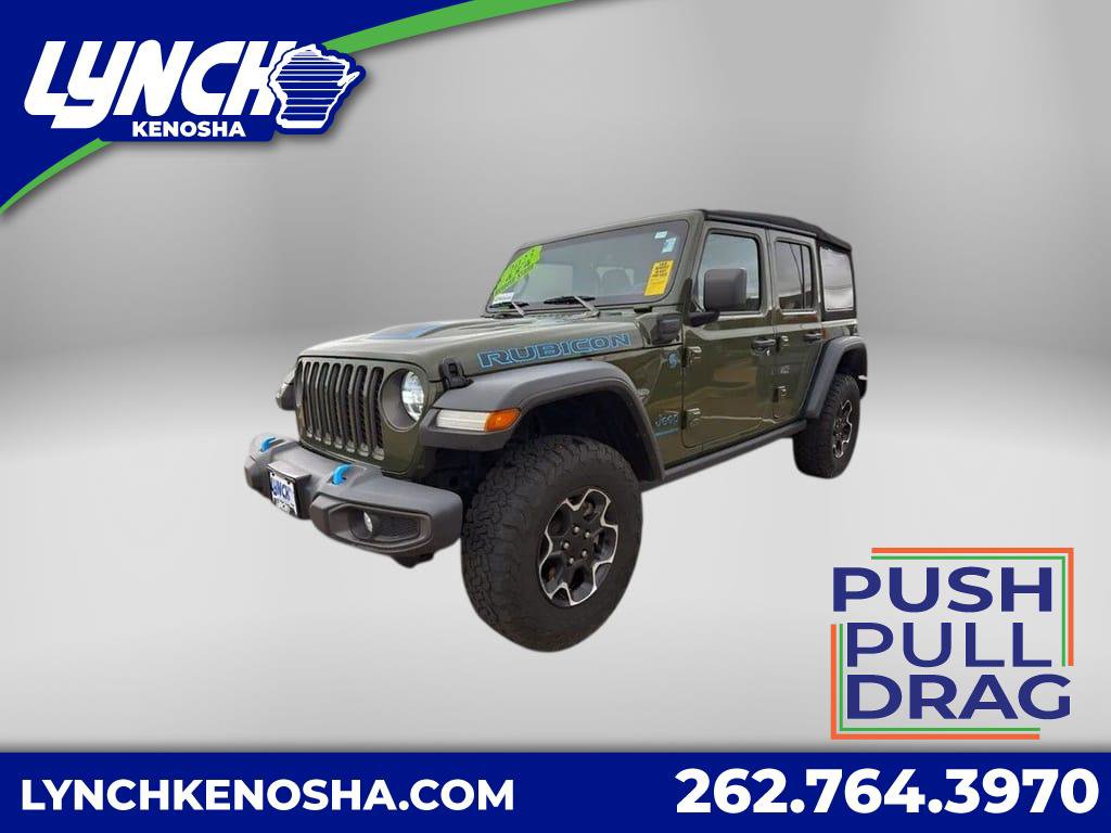 Used 2023 Jeep Wrangler Unlimited Rubicon 4xe w/ Safety Group image 1