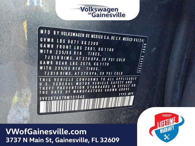 Certified 2024 Volkswagen Tiguan SE AWD/4WD image 30