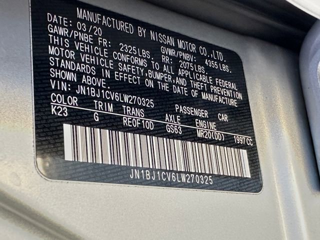 Used 2020 Nissan Rogue Sport S FWD image 36