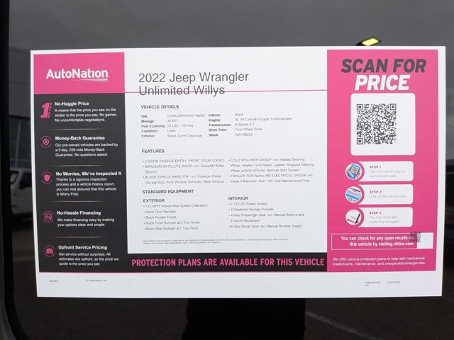 Used 2022 Jeep Wrangler Unlimited Sport image 23