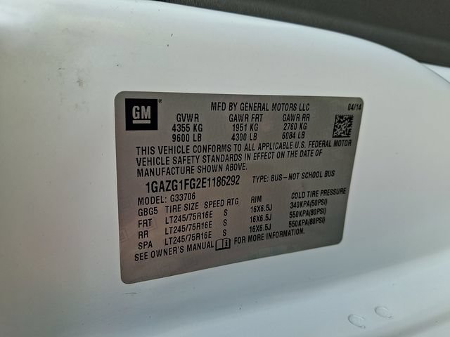Used 2014 Chevrolet Express 3500 LT w/ LT Preferred Equipment Group RWD image 22