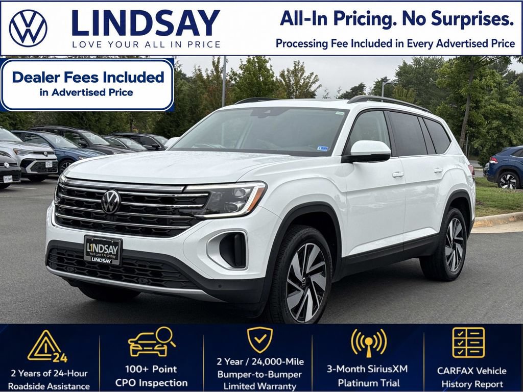 Used 2024 Volkswagen Atlas SE w/ Panoramic Sunroof Package AWD/4WD image 6