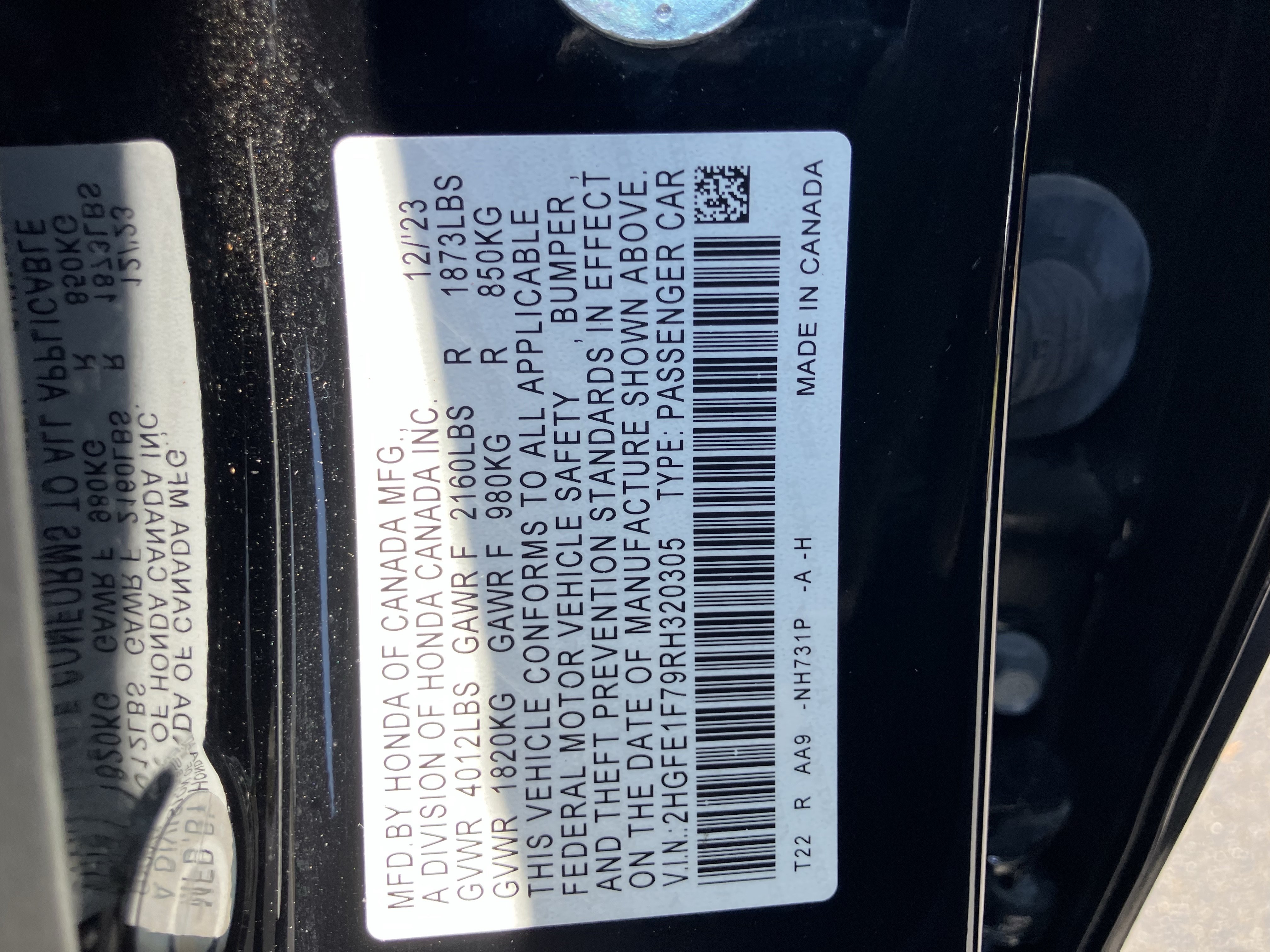 Certified 2024 Honda Civic EX image 37