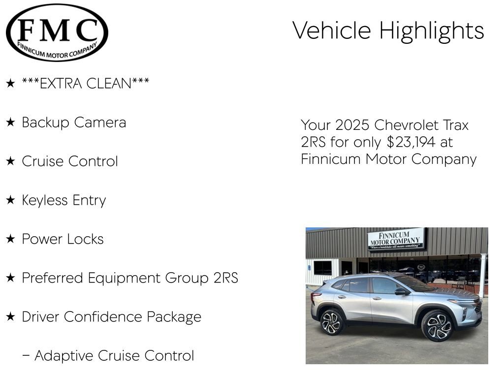 Used 2025 Chevrolet Trax RS w/ Driver Confidence Package image 5