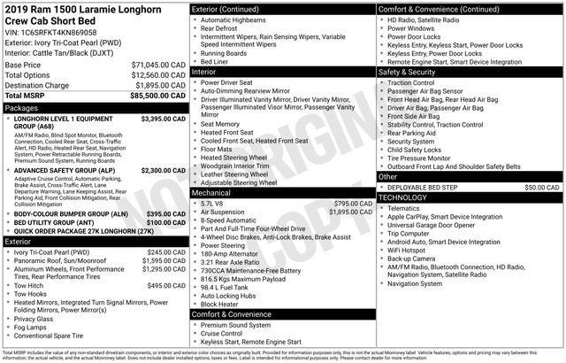 Used 2019 RAM 1500 Laramie Longhorn image 13