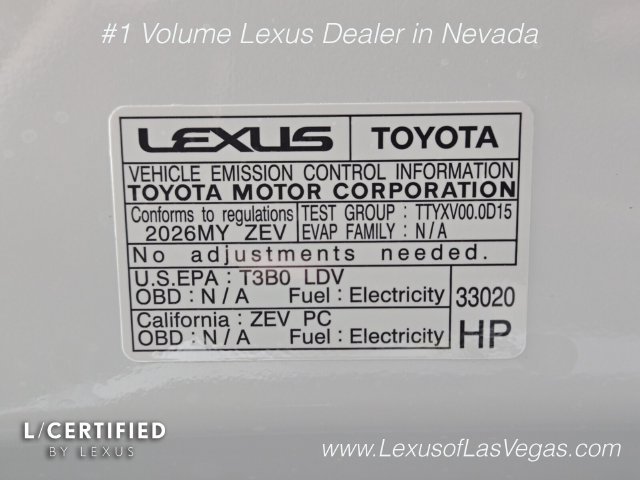 Used 2026 Lexus ES 500e w/ Accessory Package (Z1) AWD/4WD image 27