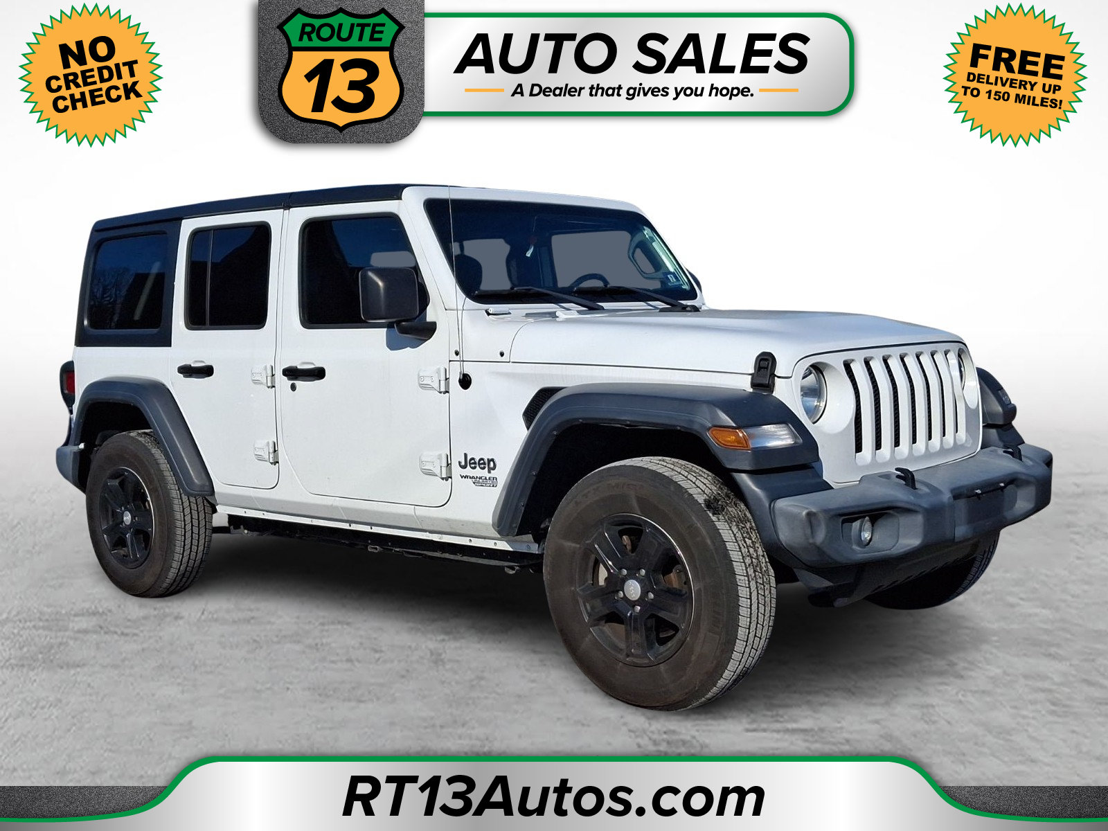 Used 2018 Jeep Wrangler Unlimited Sport S AWD/4WD image 1