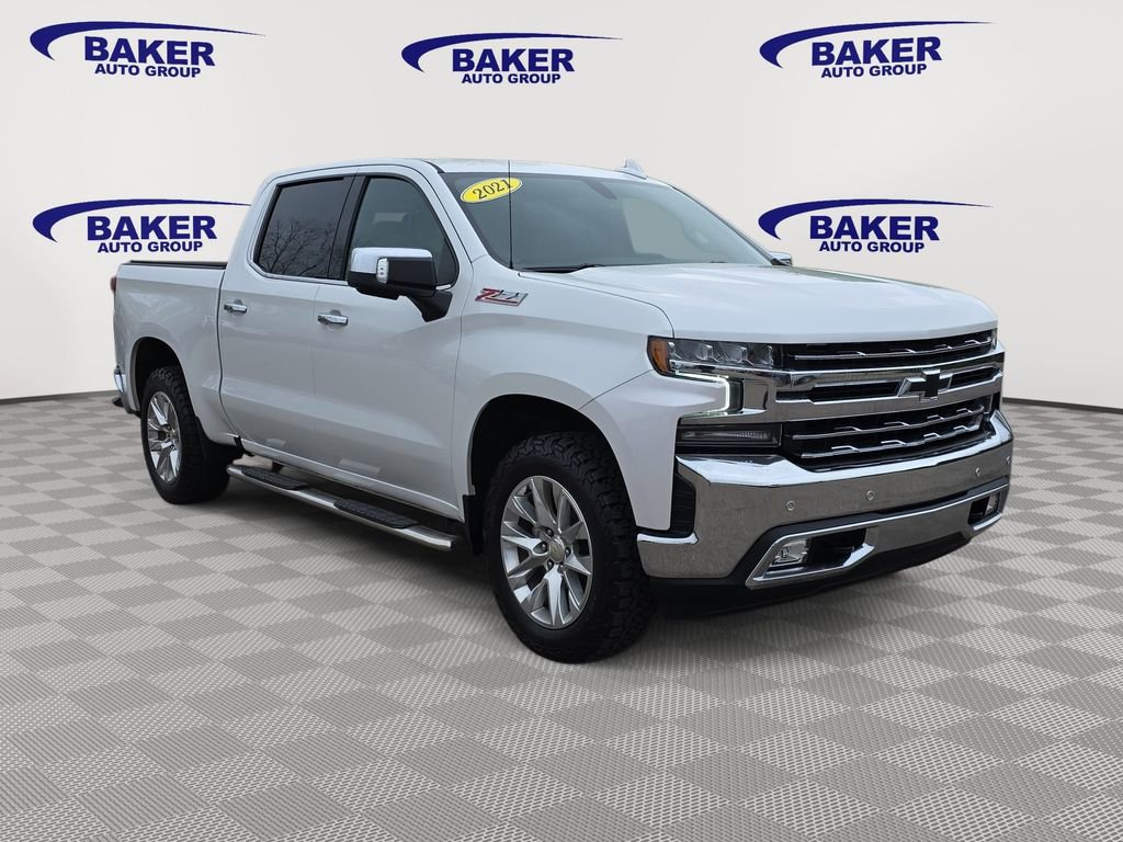 Certified 2021 Chevrolet Silverado 1500 LTZ w/ Z71 Off-Road Package AWD/4WD image 3