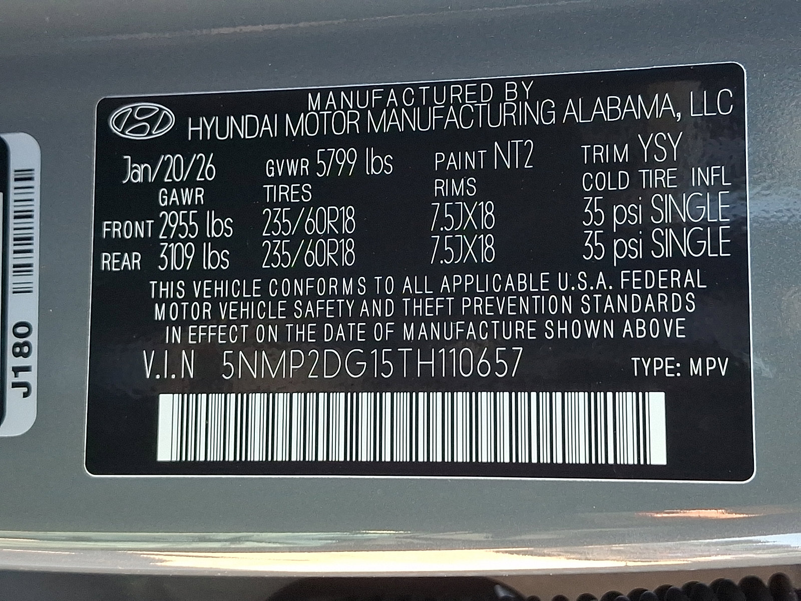 New 2026 Hyundai Santa Fe SEL w/ Tow & Go Package image 16