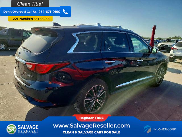 Used 2017 INFINITI QX60 Luxe w/ Deluxe Technology Package AWD/4WD image 4