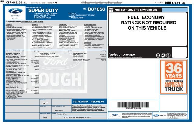 Used 2013 Ford F450 Lariat w/ Lariat Ultimate Pkg image 17