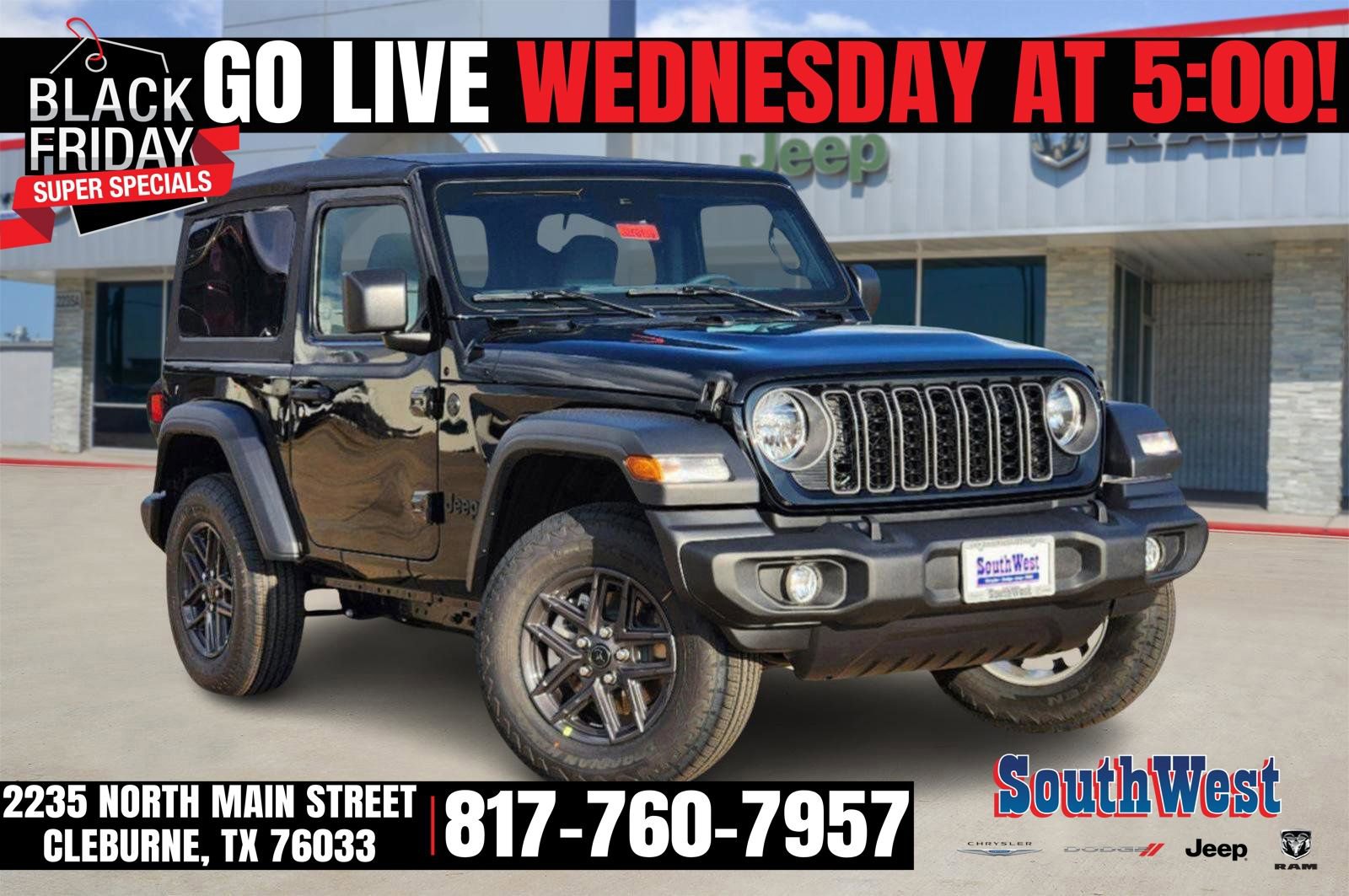 New 2025 Jeep Wrangler Sport