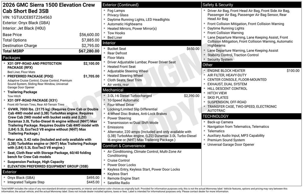 New 2026 GMC Sierra 1500 Elevation image 43