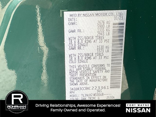 Used 2024 Nissan Pathfinder SL AWD/4WD image 39