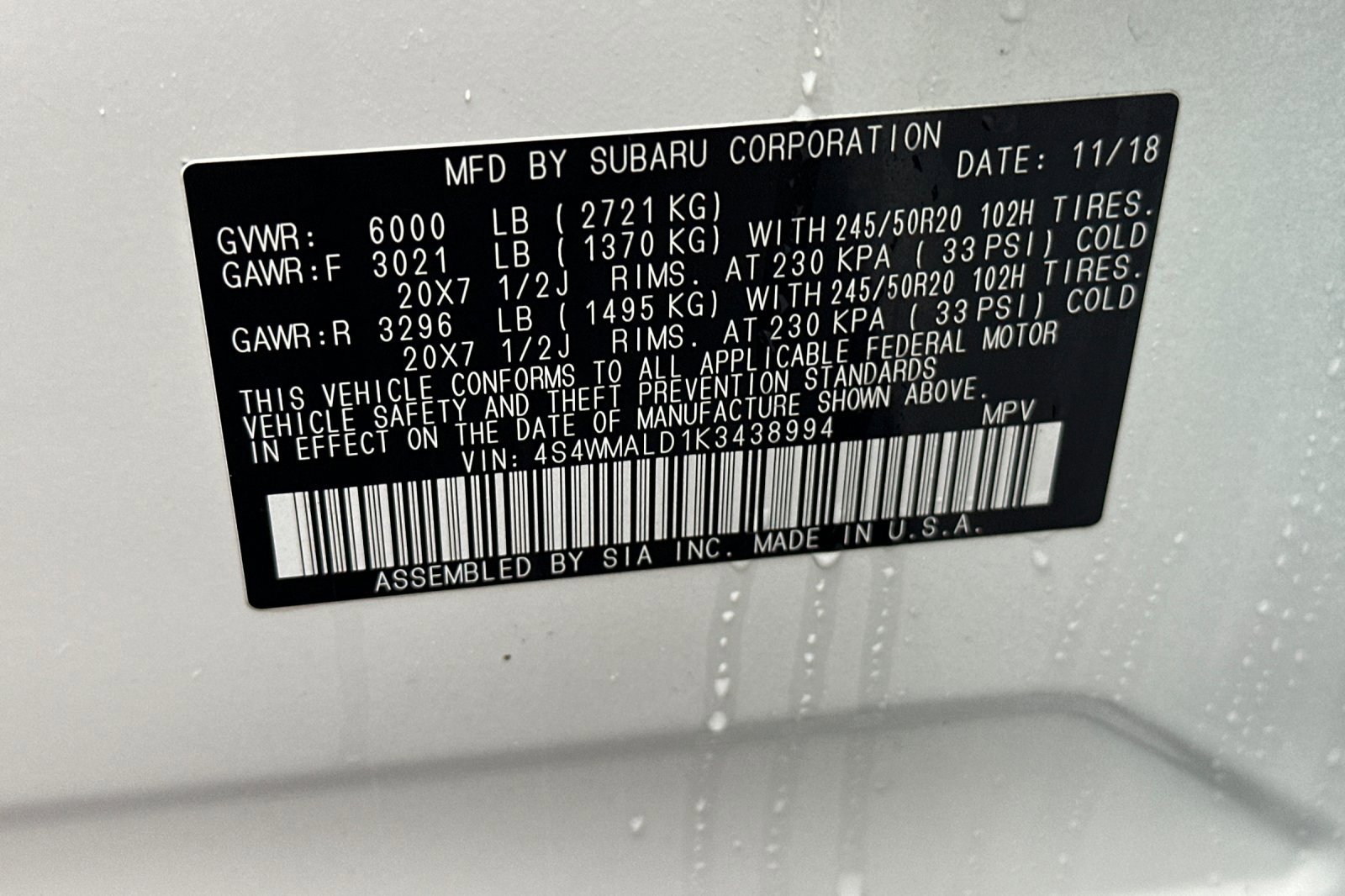 Used 2019 Subaru Ascent Limited w/ Popular Package #3 image 31