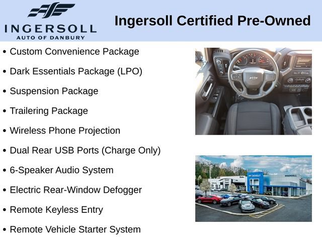 Used 2022 Chevrolet Silverado 1500 Custom Trail Boss w/ LPO, Dark Essentials Package AWD/4WD image 10