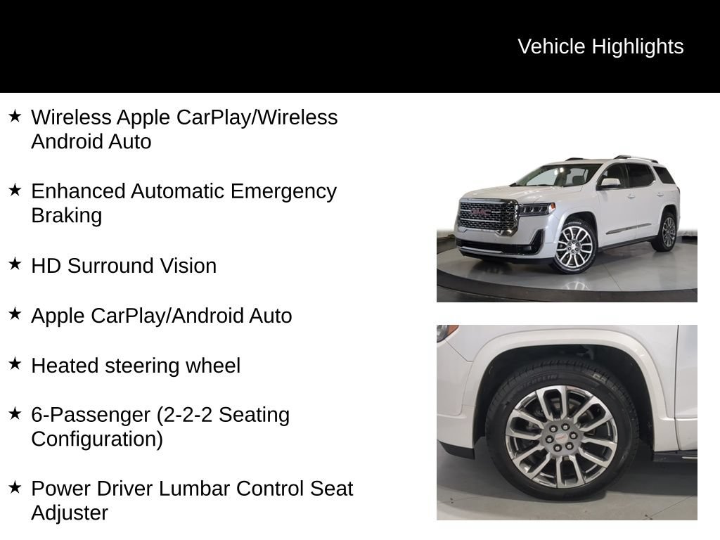 Used 2023 GMC Acadia Denali w/ Denali Technology Package AWD/4WD image 25
