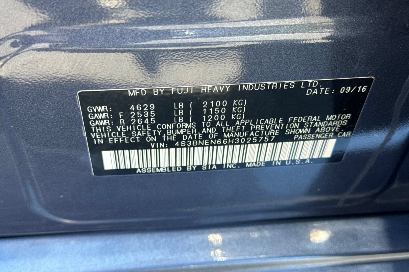 Used 2017 Subaru Legacy 3.6R Limited AWD/4WD image 35