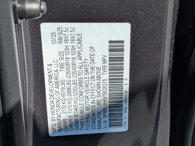 New 2026 Honda Odyssey EX-L image 16