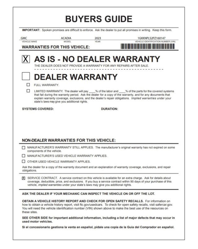 Used 2023 GMC Acadia Denali w/ Denali Ultimate Package image 33