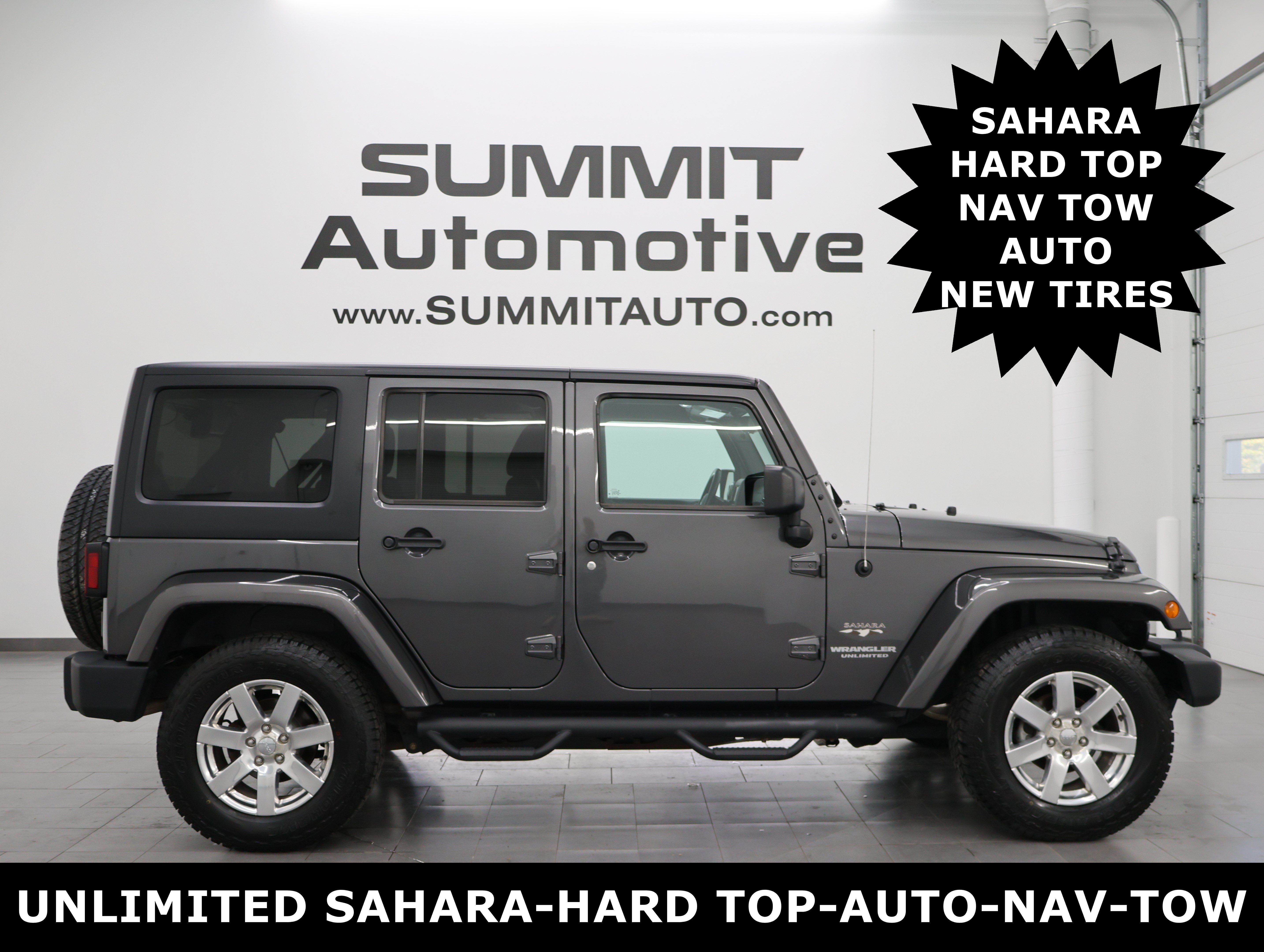 Used 2017 Jeep Wrangler Unlimited Sahara w/ Connectivity Group AWD/4WD 360° Tour