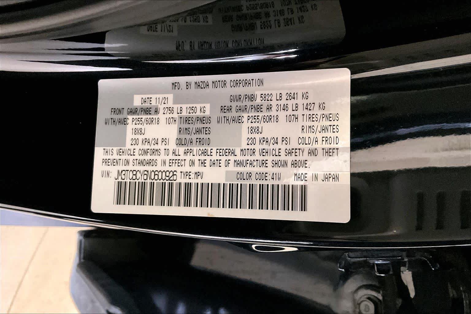 Used 2022 MAZDA CX-9 Touring AWD/4WD image 31