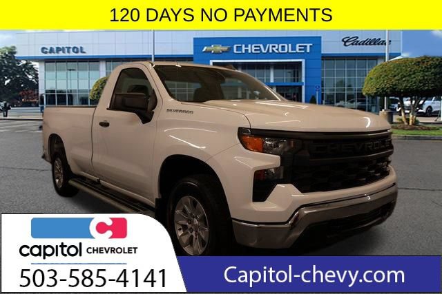 Used 2025 Chevrolet Silverado 1500 W/T RWD image 1