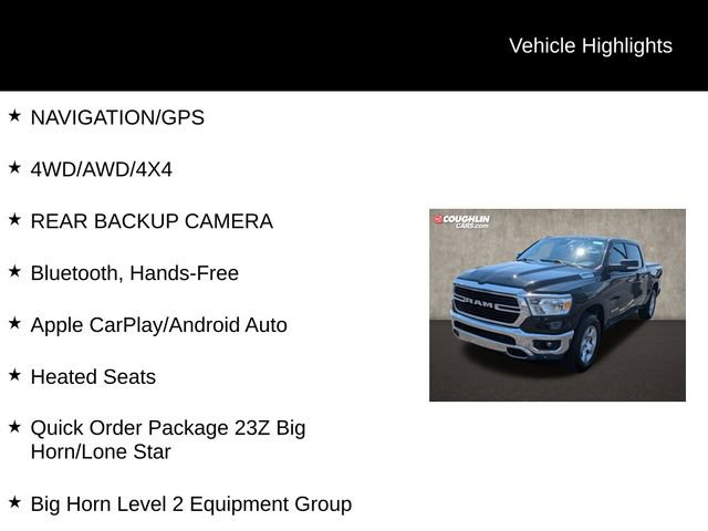 Used 2019 RAM 1500 Big Horn AWD/4WD image 2