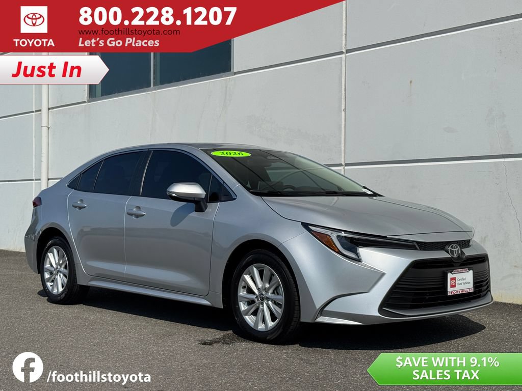 Certified 2026 Toyota Corolla XLE FWD image 1