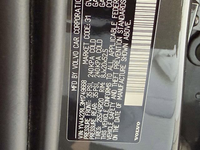 Used 2021 Volvo XC60 T6 Inscription w/ Advanced Package image 32