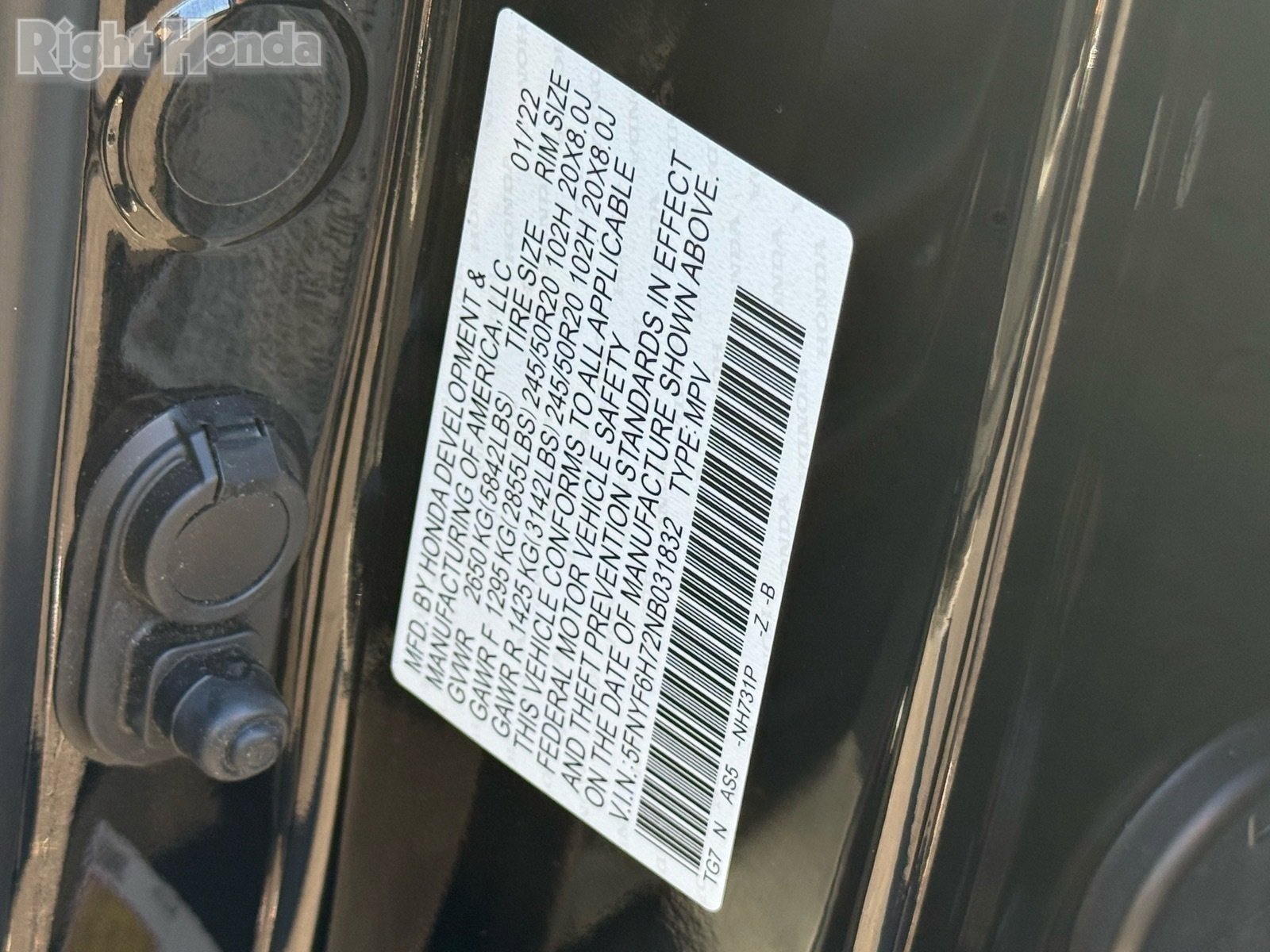 Used 2022 Honda Pilot Black Edition image 35