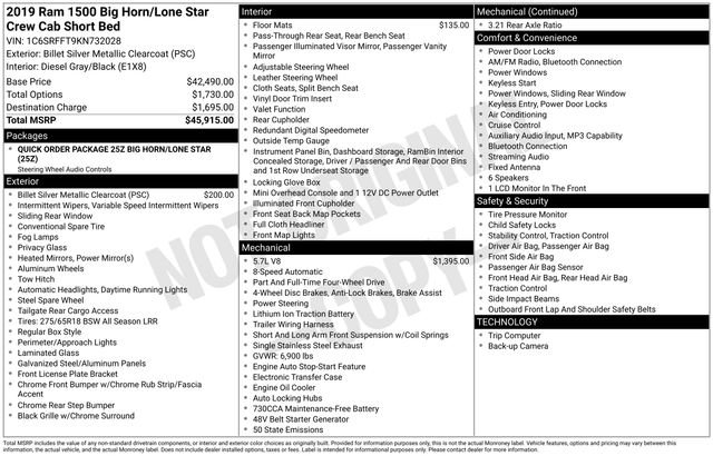 Used 2019 RAM 1500 Big Horn image 18