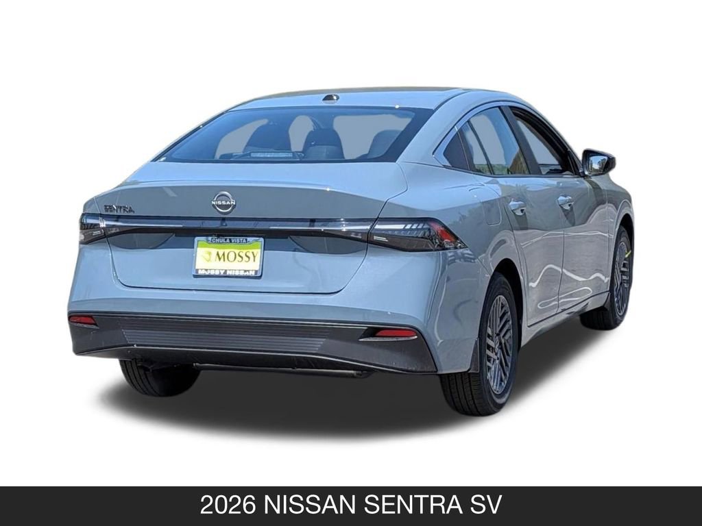 New 2026 Nissan Sentra SV w/ Floor Mat Package FWD image 8