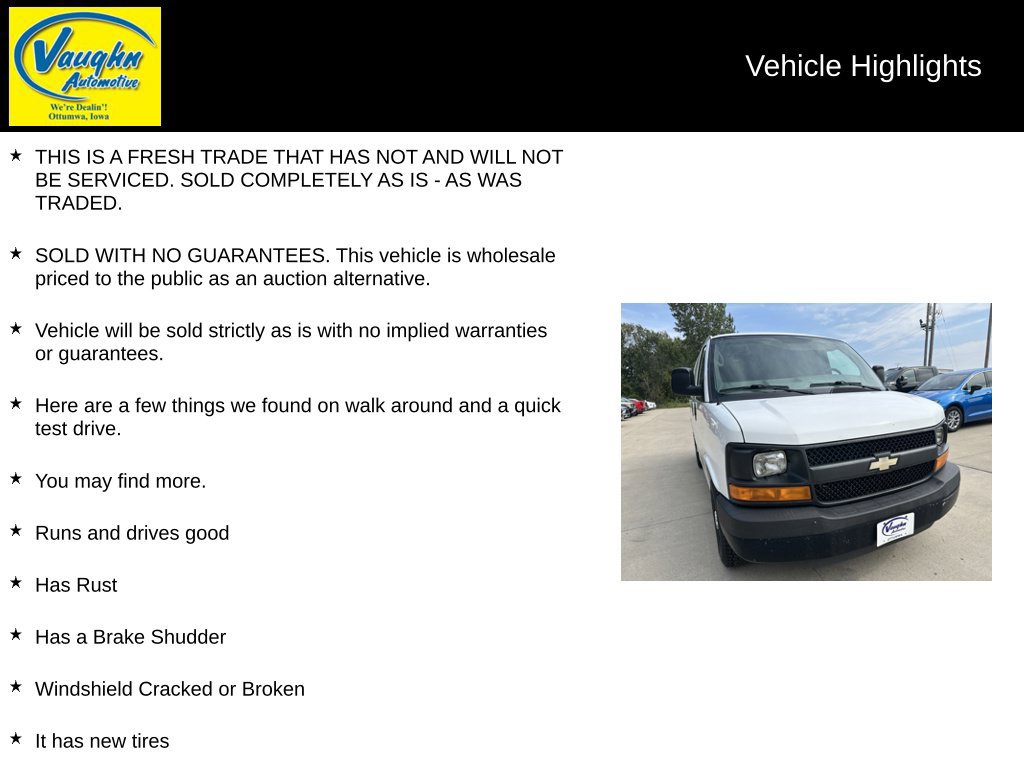 Used 2011 Chevrolet Express 3500 RWD image 2