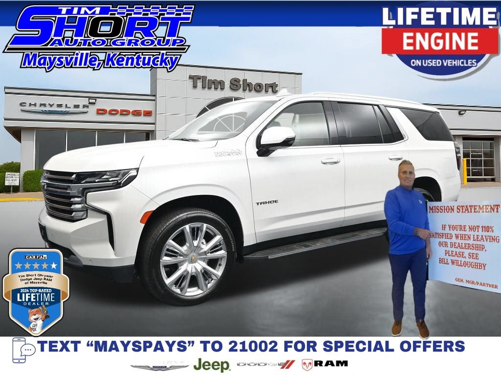 Used 2022 Chevrolet Tahoe High Country AWD/4WD 360° Tour